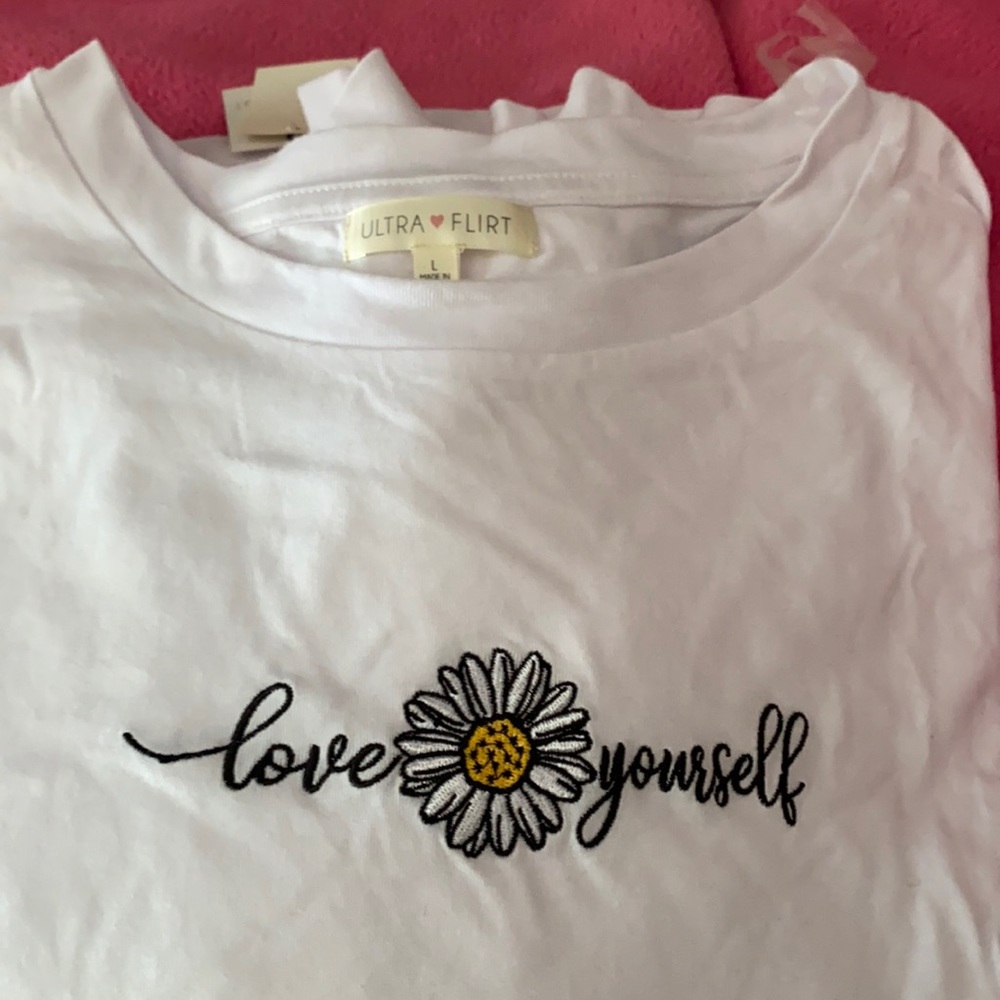 Love Yourself Daisy long sleeve tshirt